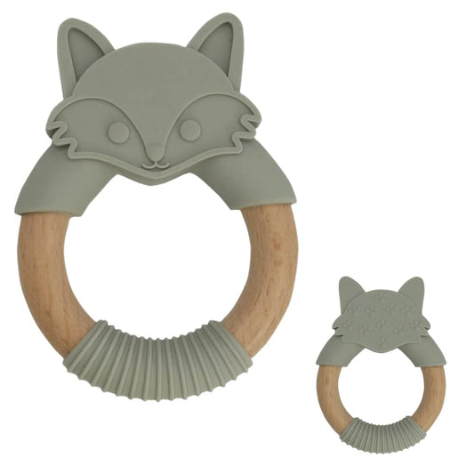 Teething Toy - 2-In-1 Teether and Toy for Babies and Toddlers - as Seen on Shark Tank - Made from 100% Food Grade Silicone - BPA Free and BPS Free - Dishwasher Safe - Alpaca